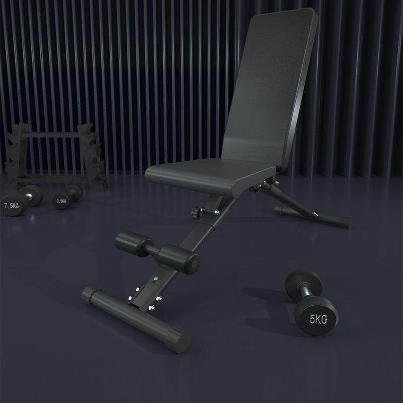 可折叠哑铃凳家用仰卧起坐板下斜腹肌板上斜卧推凳飞鸟平凳可调