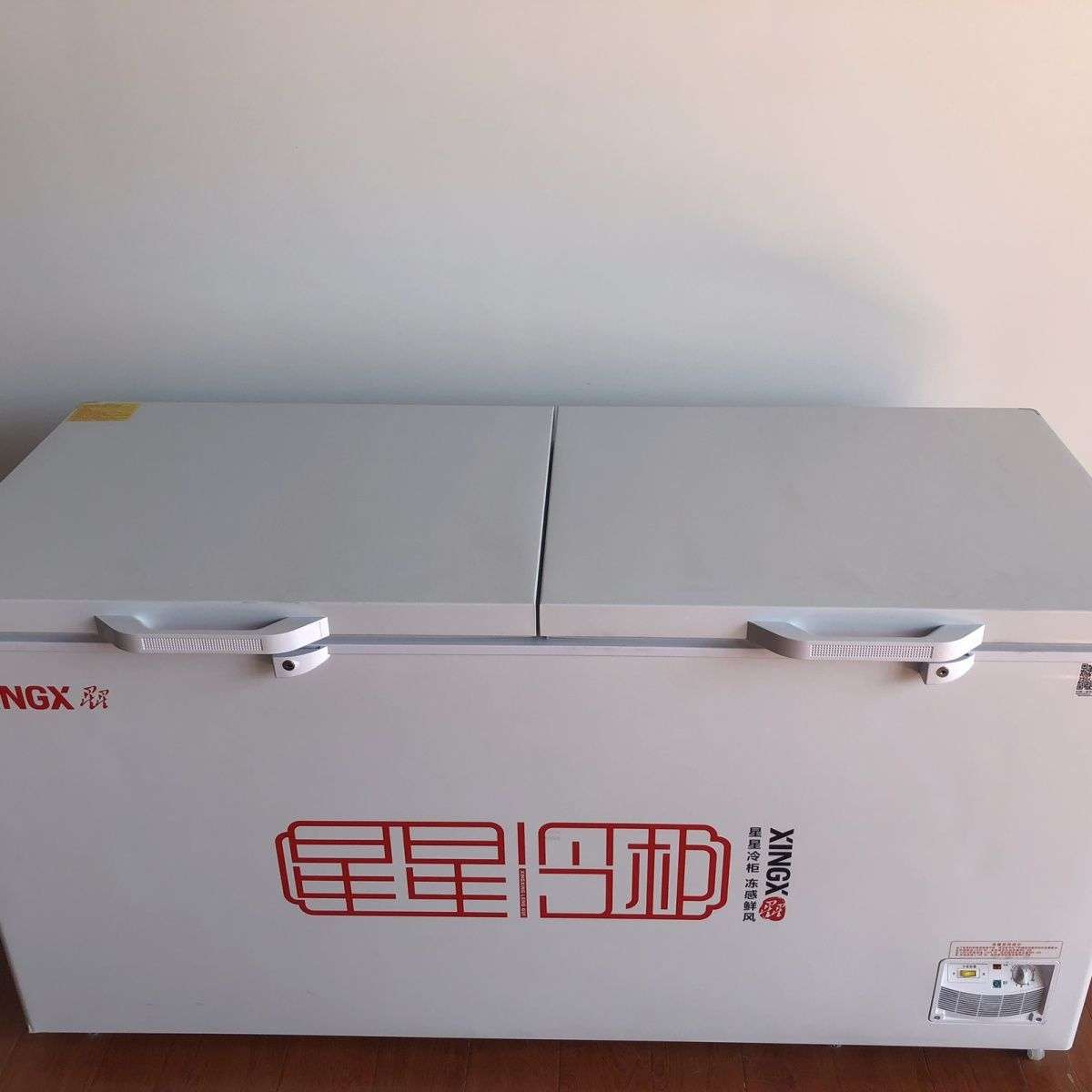 XINGX/星星518升 718升卧式商用单温冷冻冷藏速冻海鲜 大容量冰柜