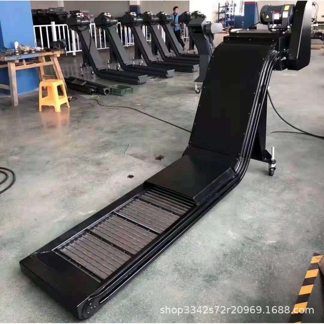 宁波市链板式机床排屑机钢制拖链螺旋式链板排屑机链板式输送机