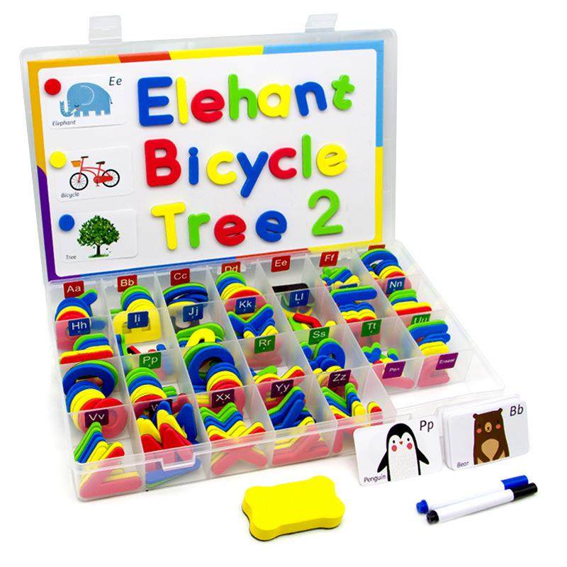 英文字母磁力贴磁性英语26字母贴数字冰箱贴教具早教儿童玩具