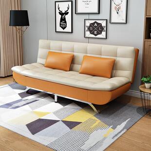 可折叠两用布艺沙发床可拆洗小户型出租房简易沙多功能折叠沙发床