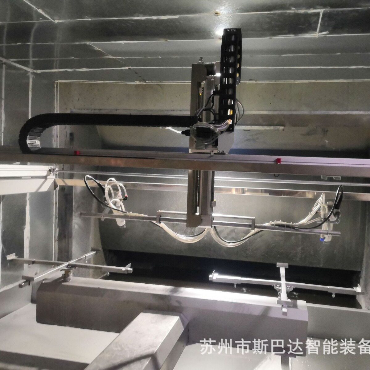 全自动5轴喷涂喷漆喷粉流水线