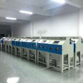 箱式 喷砂机9060型模具清理打沙铝件五金类磨砂环保手动喷砂机