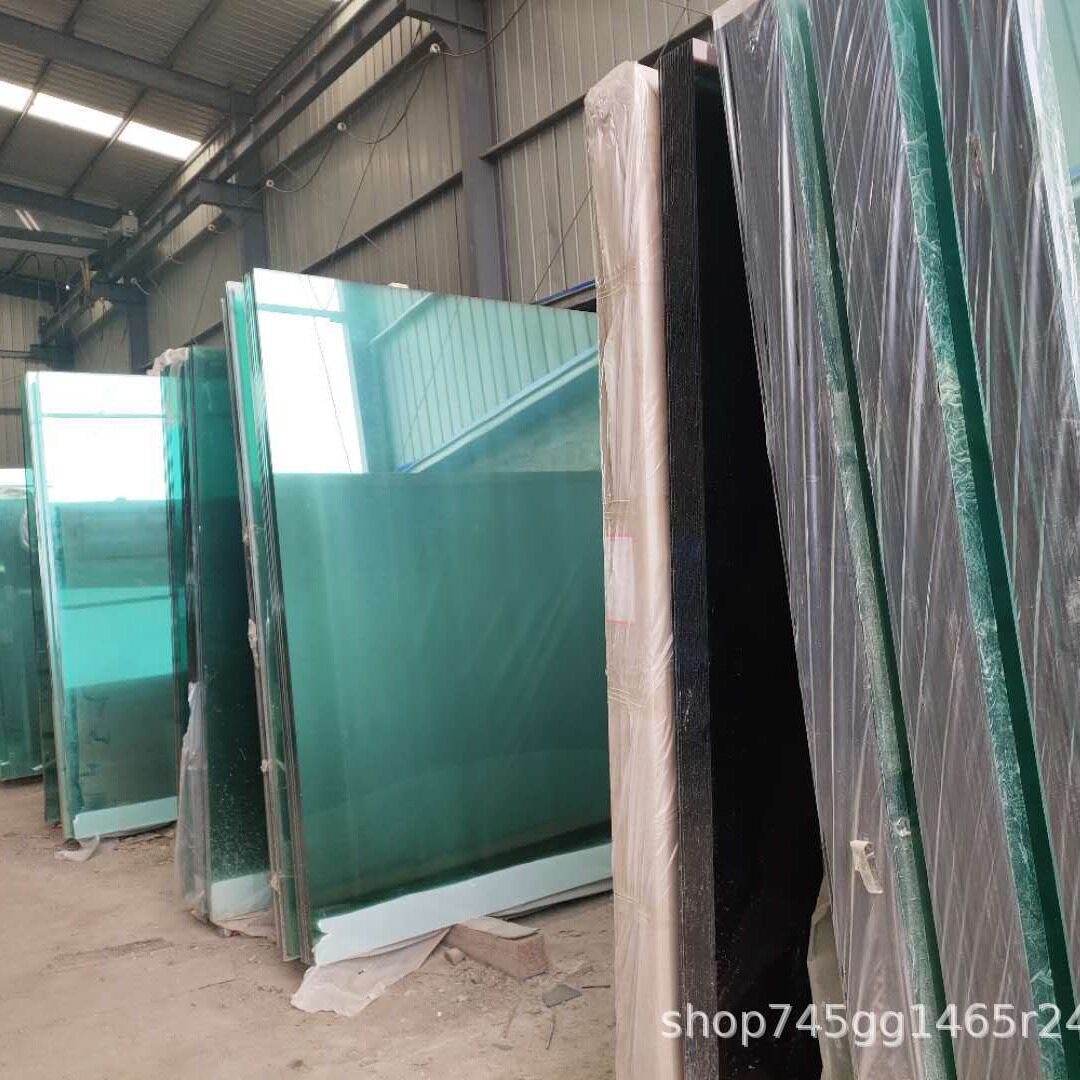 青岛胶州全钢防火玻璃隔断办公室玻璃隔断墙双层带百叶透明隔断