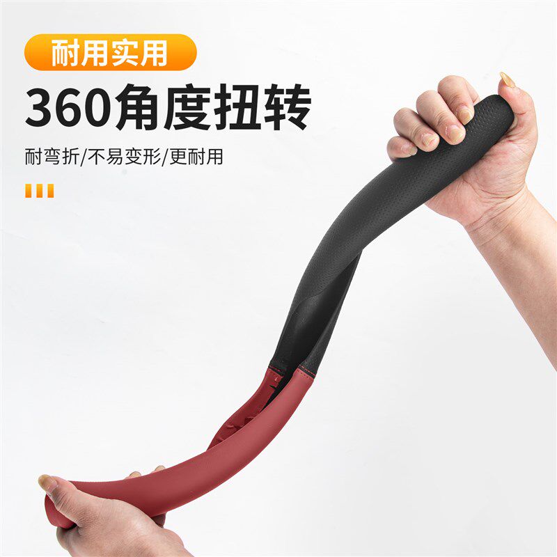 速发适用红旗H6汽车方向盘套防滑超薄四季通用纳帕皮车载卡套内饰