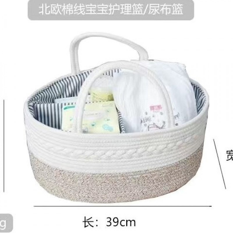 速发风提儿棉线收可桶尿布篮纳折叠收纳袋分格可拆婴篮