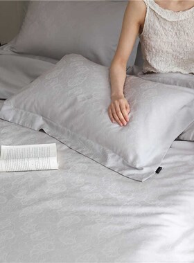 速发法式10支兰精天丝四件套高级感8花床笠款提.2米