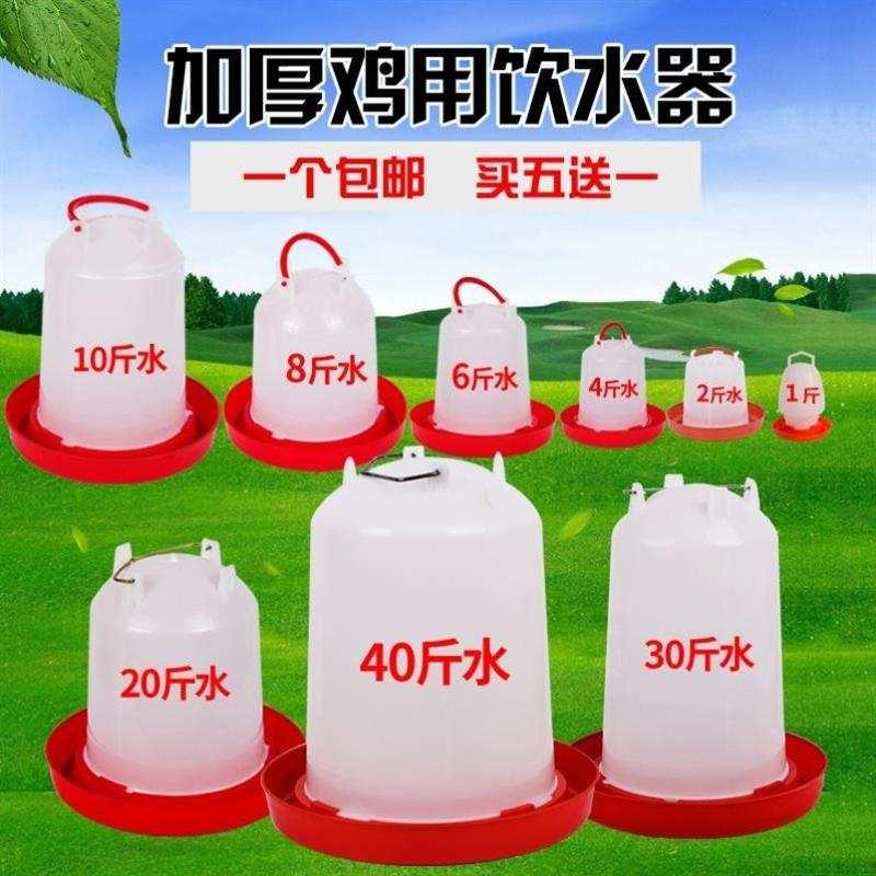 速发喝水动水壶水桶小鸡鸡水的自槽饮喂水器养鸡场全套养殖设备用