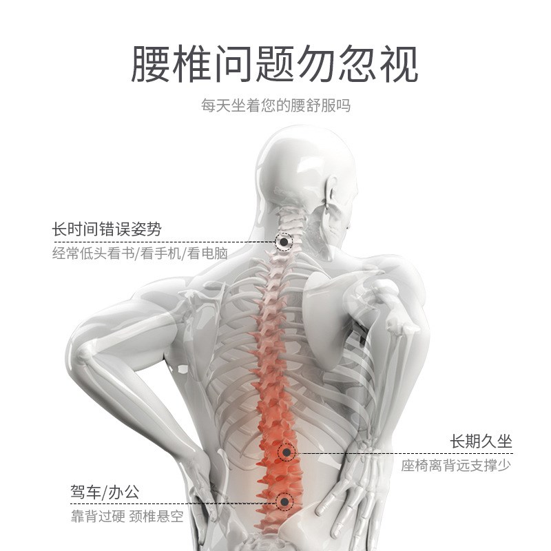 速发汽车车背腰垫护腰主驾驶座椅背托车座腰靠垫司机久坐开靠靠腰