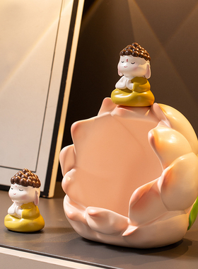 速发佛祖观音好运摆件厅客玄关收纳家平饰品保居安实用乔迁礼物