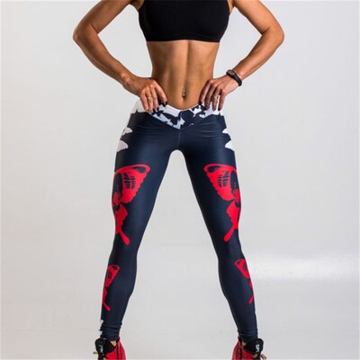 速发Sexy Butt Patter Digit Pritig  ushPUp Leggigs F