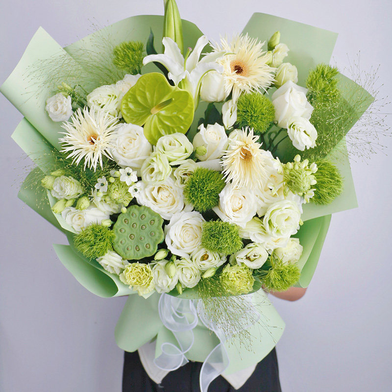 速发夏日葵凉花花莲蓬荷束康乃馨同城配生日礼物毕业向日清花店