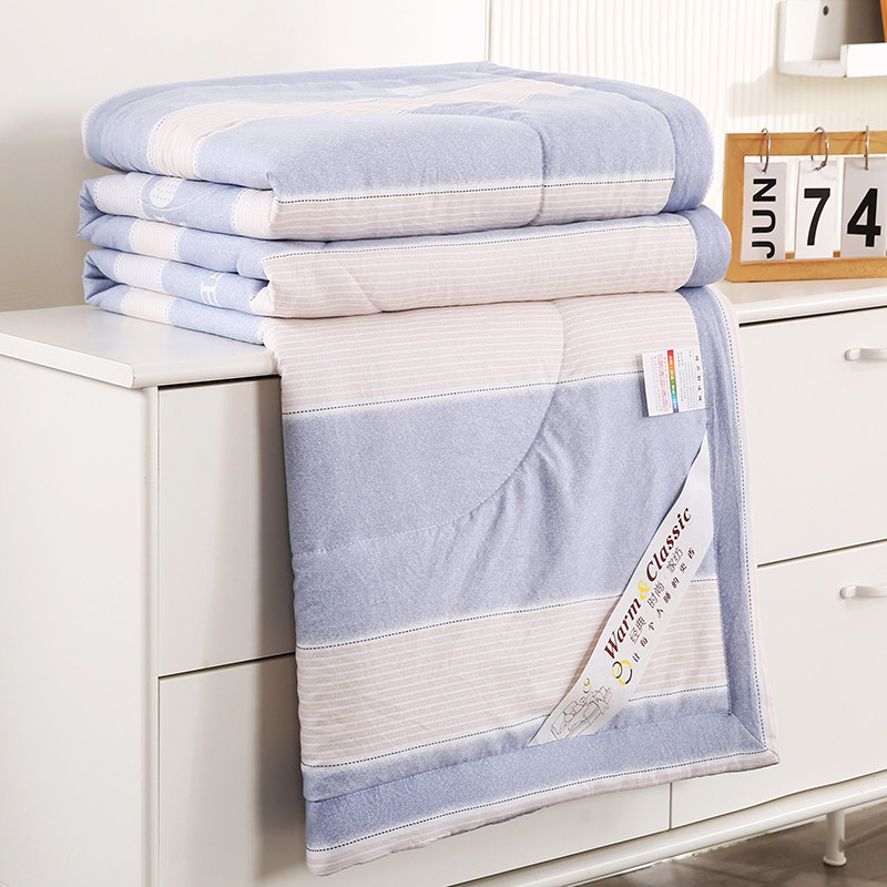 全棉可水洗夏凉被空调被纯棉加厚保暖冬被芯春秋被子夏季学生宿舍,床上用品,化纤被,淘宝优惠券,粉丝福利购,淘宝优惠卷