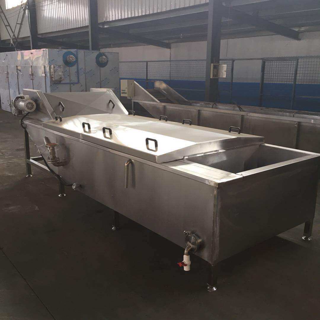 芥菜丝清洗漂烫设备 笋尖黄花菜预煮漂烫机 自动上海青清洗漂烫线