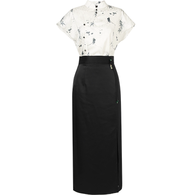 国风新中式立领宽松上衣