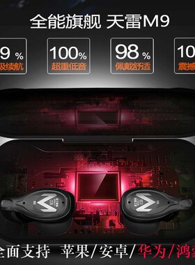 猛士雷音25款耳机蓝牙无线超长续航降噪运动音质超强HIFI降噪APTX