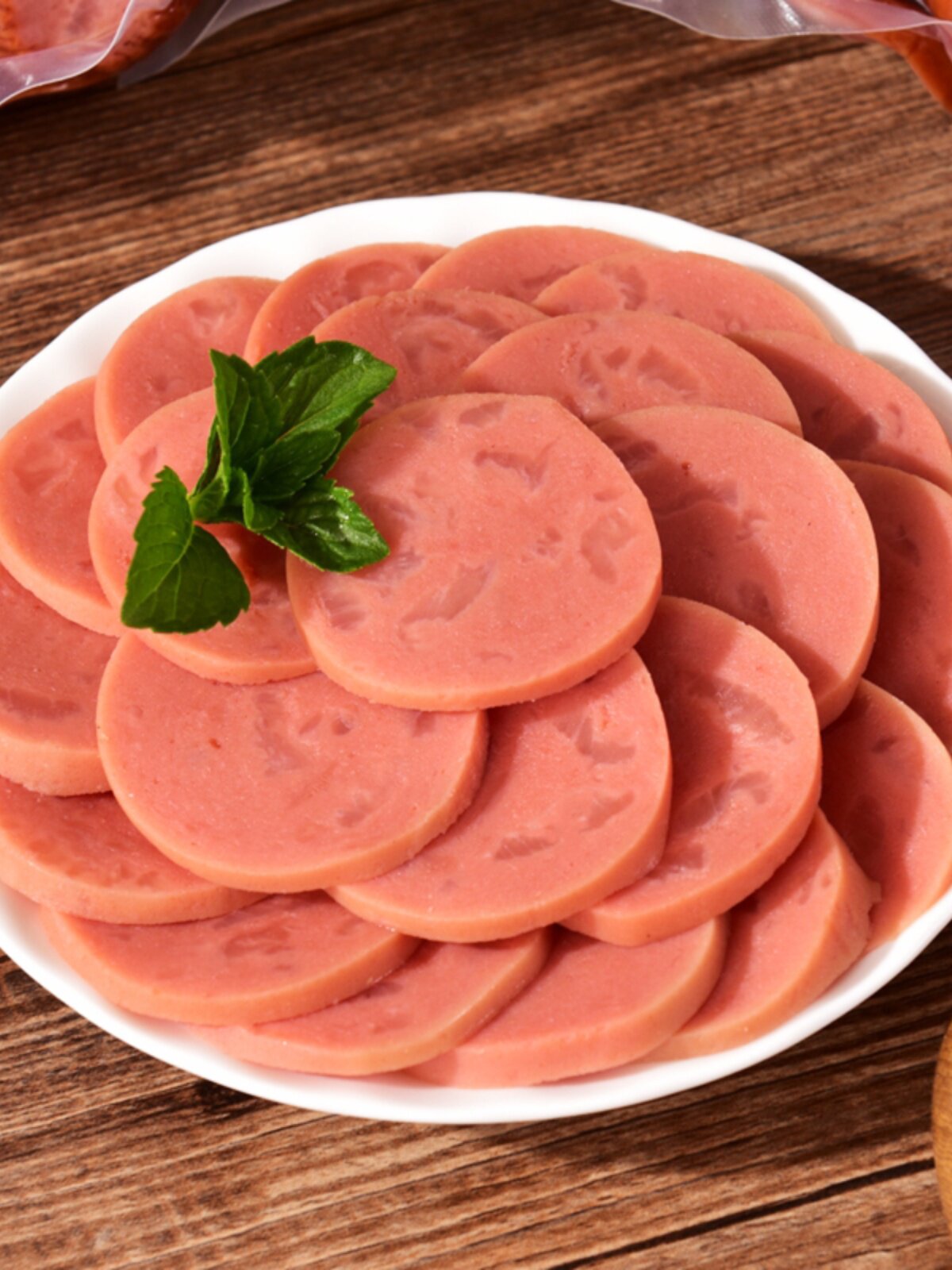 Измельченная головка ветчины Юрун в вакуумной упаковке, готовое к употреблению холодное блюдо для жарки, ассорти из обрезков ветчины и колбасы Изображение 1