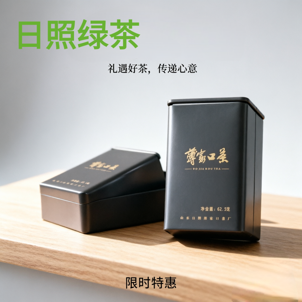 2026新茶日照绿茶清新爽口精装礼盒装商务风茶叶礼盒装送礼佳品