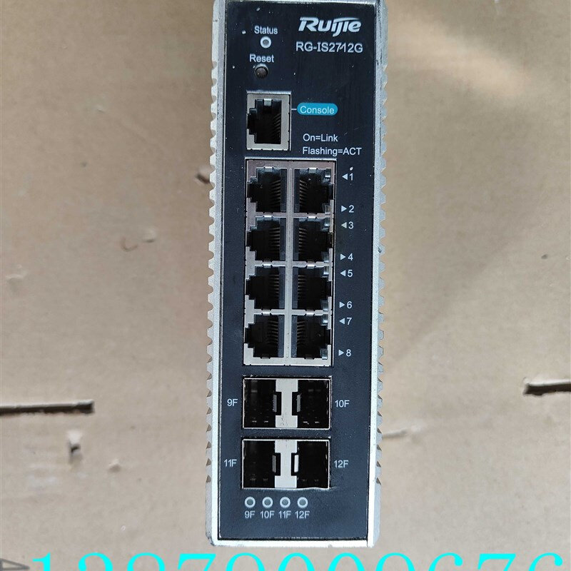 锐捷网路 RG-IS2712G 全千兆工业级交换机 功能端口全好 现货询价