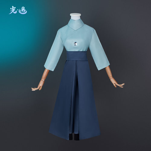 光遇光之子预言季play游戏服武士剑道长裤巫师斗篷c服