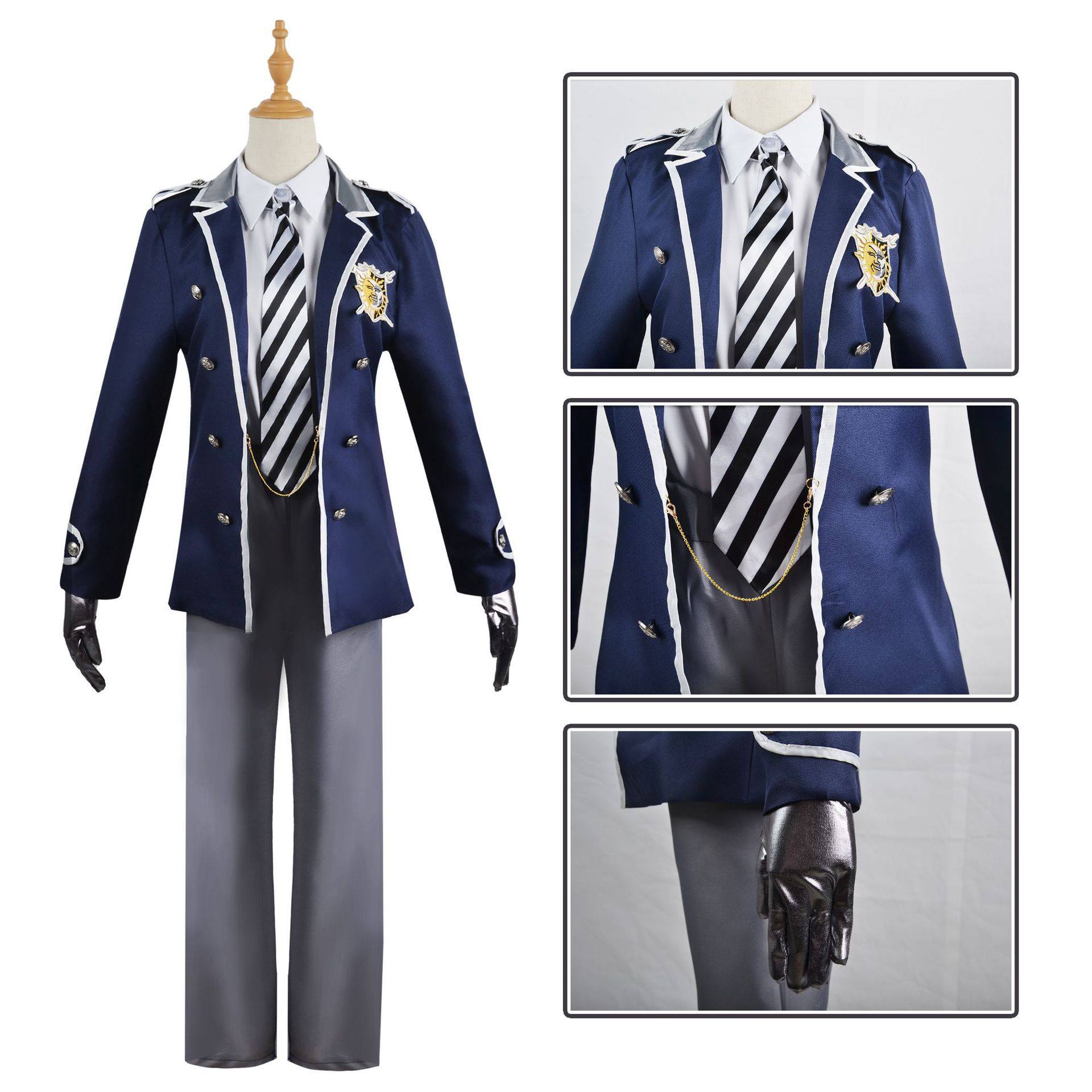 萌学园cosplay服装萌学园校服制服cosplay服装男女动漫学生校服女