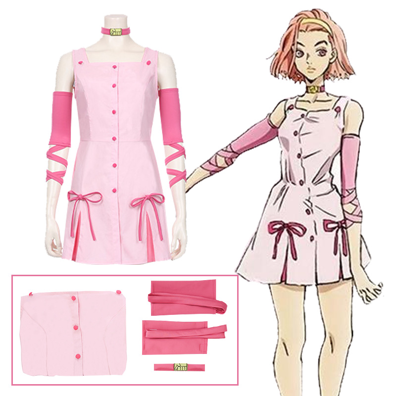 JOJO的奇妙冒险cos杉本铃美cospaly服装动漫女装日常全套