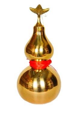 厂叶家光面有葫芦八葫铜葫芦光身芦铜葫芦摆28卦件