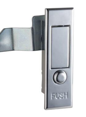 恒M珠S503按钮弹跳配电柜锁面工业设备门锁锌合锁金平电箱锁