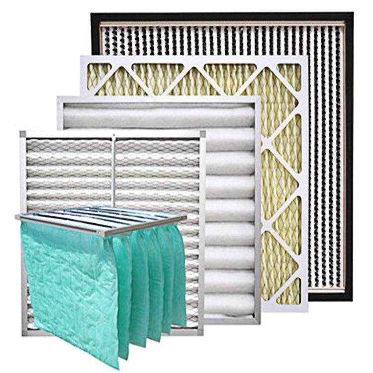 空气化中效过滤器无g隔板高净效过器粉尘过滤EZ-F5F6F滤器4板式初