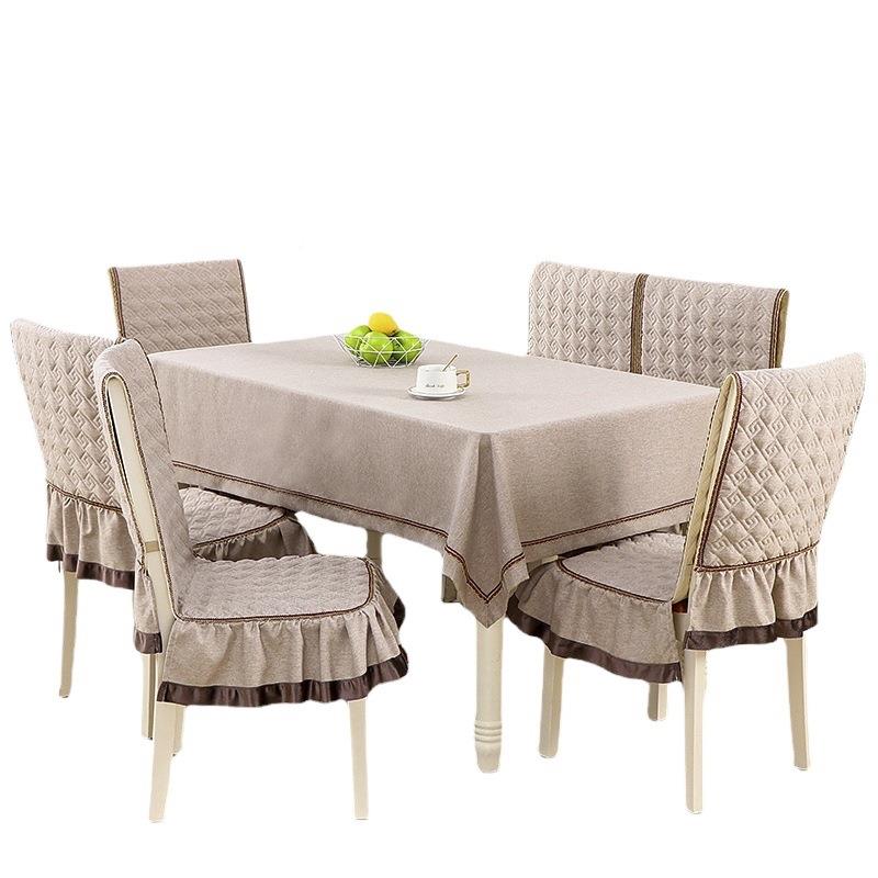 餐椅装桌布布艺桌布椅椅垫连体椅套子餐套罩台997布椅子垫套厂家