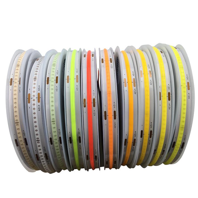 ed灯带高密度12V24V高亮cob灯条照家装户外ZD-CDD02氛灯围低l压明