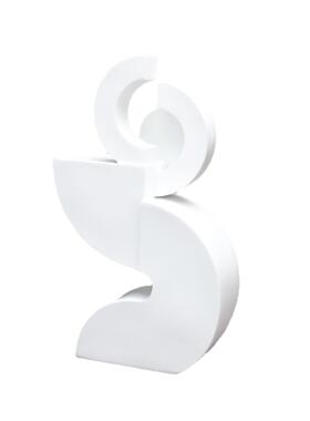 树0001脂摆几件现代简约白厅色抽象建筑何卧室书客餐房厅桌面家居