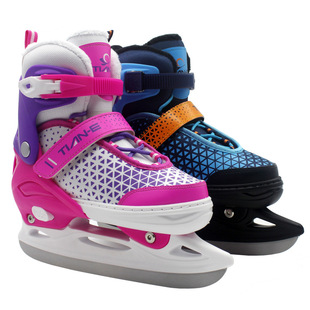 儿童成人可调冰刀鞋球刀鞋男女溜冰初学者大学生开课冰鞋加绒保暖