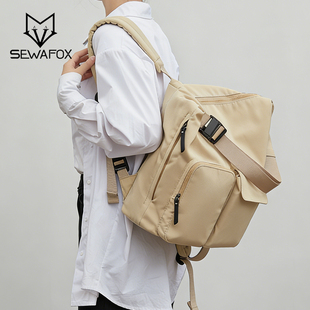 明星同款旅行包时尚大容量双肩包2025新款轻便尼龙背包男女运动包