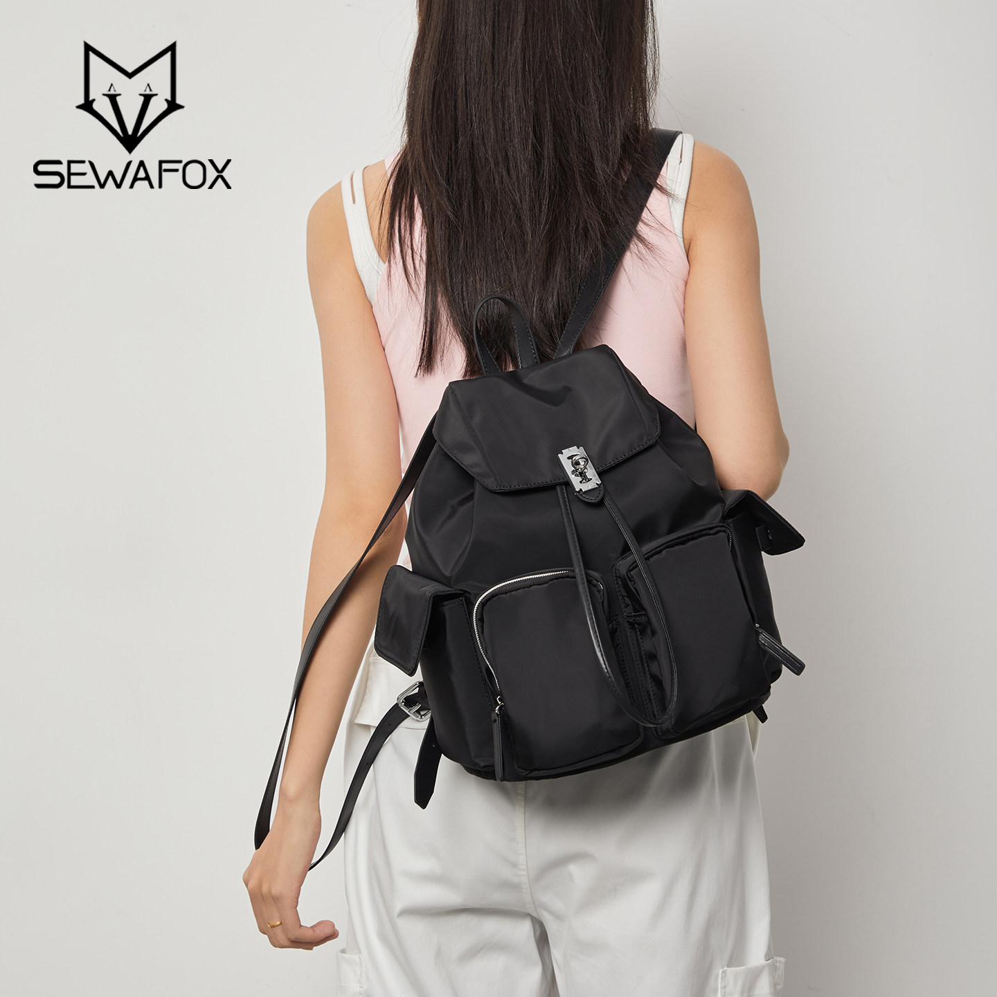 韩系双肩包女旅游轻便高颜值上班通勤户外2025新款休闲小背包女包