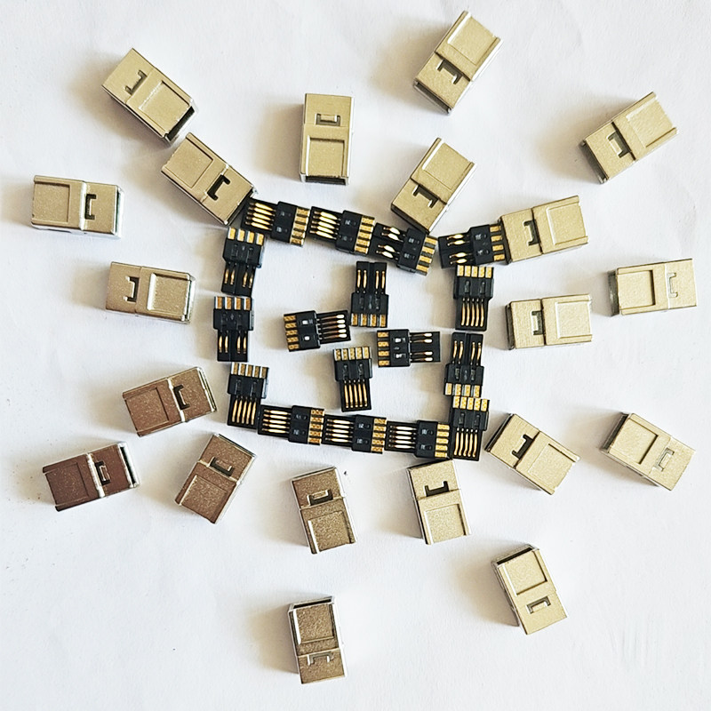 1394插头 连接器 IEEE 1394B 9PIN公头 焊线式 锌合金插头连接器