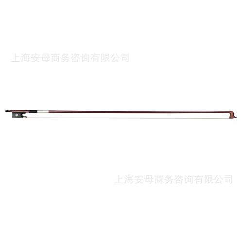红棕色碳纤维绕银线包蜥蜴皮双鱼眼乌木尾库小提琴弓