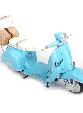 小绵羊VESP装A踏板仿摩托车真模型古怀旧手小号踏板复工打造金属