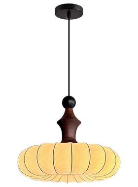 蚕415丝吊灯中风禅意灯复古卧室中山具民宿灯古酒店餐厅感高级房