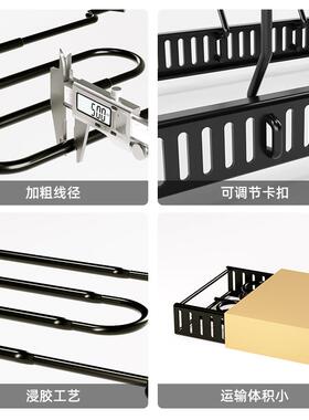 架厨房免孔双边置物多功立式分层D002、D0打架能锅具台面加厚可调