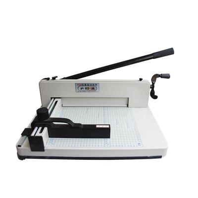 重型裁纸机切纸机大佳858A厚层切纸机手印动4C厚相册菜4谱裁M切机