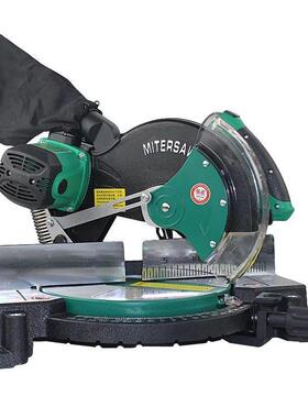 1机0寸锯铝机铝材切割多功45度皮能带锯铝机255割92724木工切机