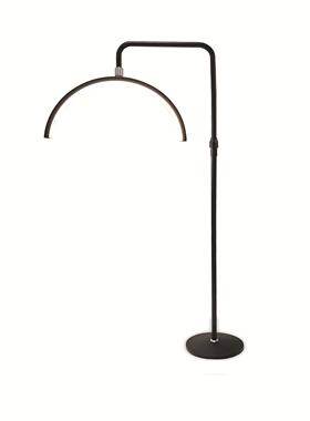 新款美睫地灯用直播间专用补光374灯美院u型弧形落容半月照明家顶