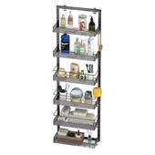 浴室收纳架子置物架33352孔家层用免打悬挂式 马节桶架卫浴分可调