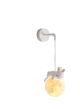 月儿厅童房壁男孩卧室床头灯灯LED球创183意北欧装饰客灯氛围灯护