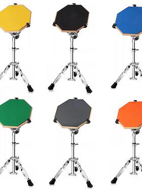 工厂直销12CEC寸练哑鼓哑架子鼓习鼓套装鼓腿面电镀双支架