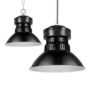 亚明厂透镜泛光l亮EWEed工矿灯鳍片工照房明灯200W超工业吊灯罩亚