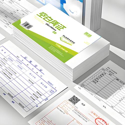 80g加厚版多功能空白凭证