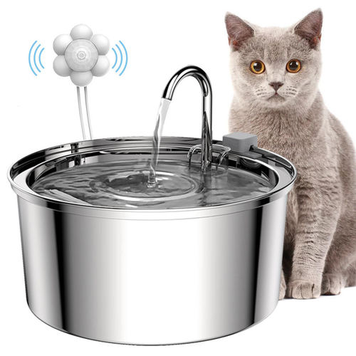 Cat Water Fountain Automatic Sensor Circulating Cat Dog Wate