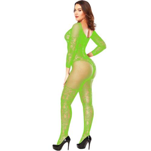 Sexy stockings underwear one-piece suit crotchless
